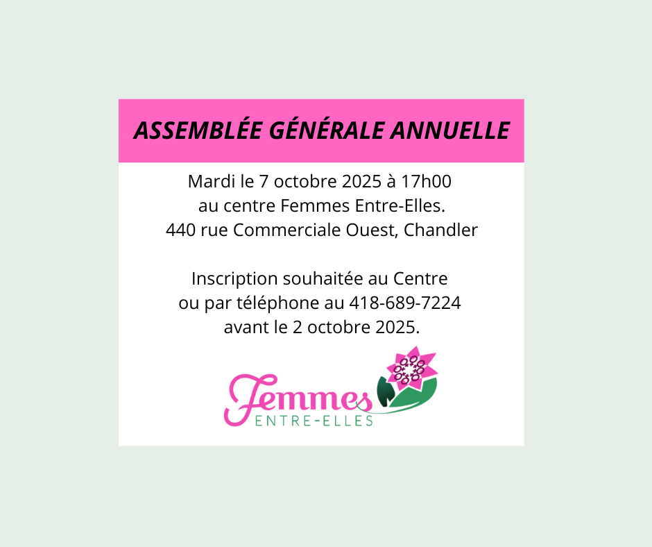 Assemblée générale annuelle 2024-2025