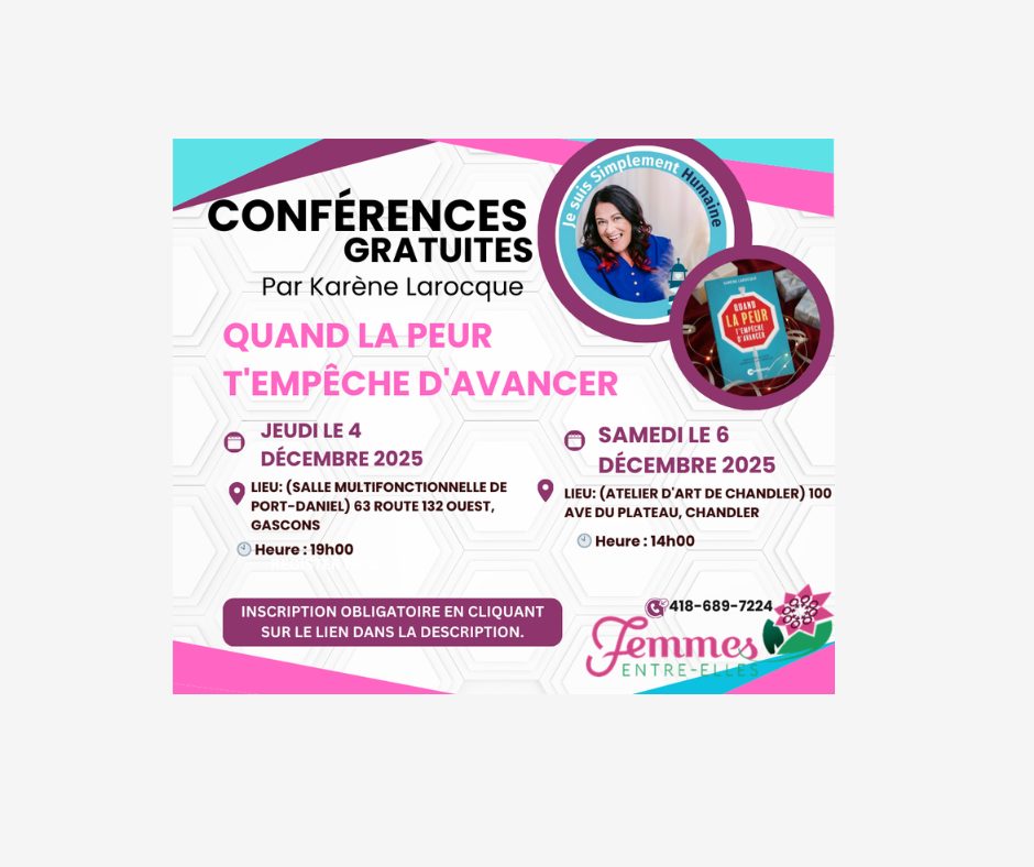 Conférences gratuites par Karène Laroque